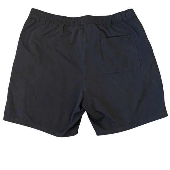 PAIGE Black Pullon Casual Comfort Athletic Gum Shorts L - Picture 1 of 11